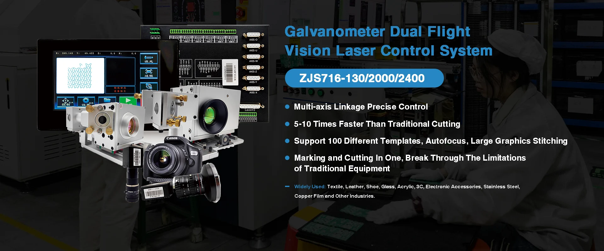 Sina Galvanometer Dual fuga vision laser Imperium System